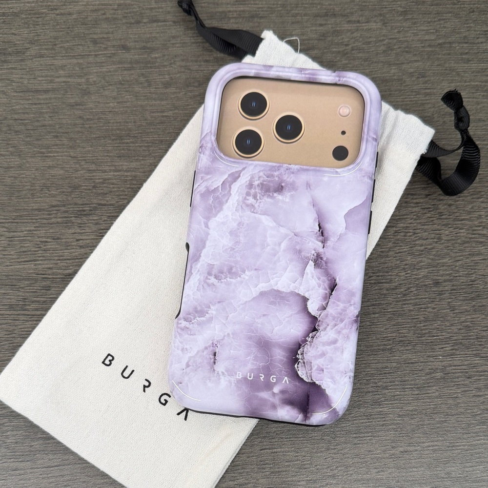 Burga Lavender Marble Phone Case